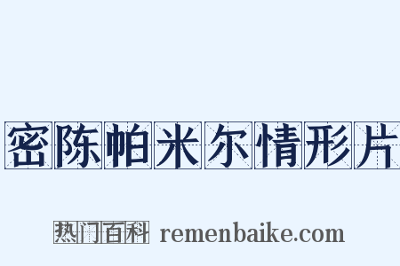 密陈帕米尔情形片是什么意思的图片